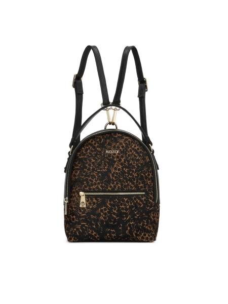 Zaino nero e marrone con setole naturali HEMERA