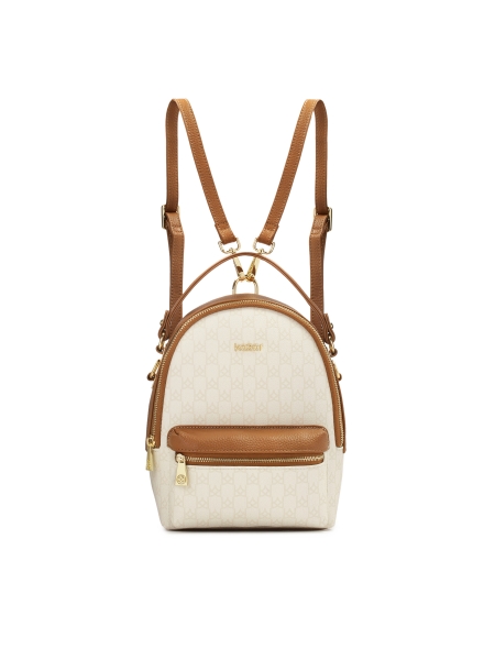 Zaino 2 in 1 in pelle bicolore  HEMERA