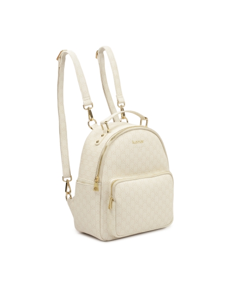 Zaino a fantasia in colore neutro DOT