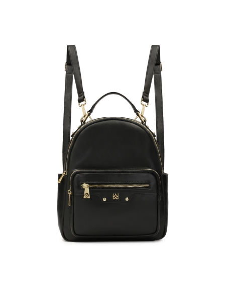 Zaino in pelle con numerose tasche DOT