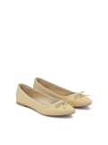 Ballerine classiche in pelle color crema DENISE