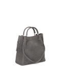Borsa grigia con due tipi di manici ALEXANDRIA