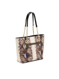 Borsa a tracolla colorata con motivo a serpente JASMINE