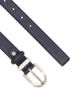 Cintura stretta blu navy con fibbia ad anello a D CLARITA