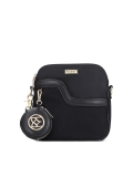 Borsa messenger nera da donna POLINE