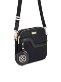 Borsa messenger nera da donna POLINE