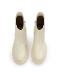 Stivaletto bianco sporco da donna LENORE