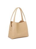 Borsa a tracolla beige dalla vestibilità ampia ANGE