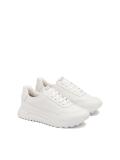 Sneakers bianche in pelle su una suola confortevole  ZINNA