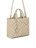 Borsa tote in pelle intrecciata CARLLA