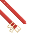 Cintura stretta rossa con catena CARROLL