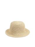 Cappello di paglia beige con monogramma LAGUNA