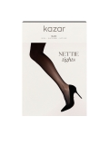 Collant nero liscio opaco 20 DEN NETTIE