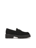 Scarpe slip-on nere in pelle scamosciata ESSEN