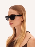 Occhiali da sole wayfarer neri classici LABETTE