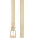 Cintura beige con passante firmato  SALLE