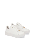 Sneakers minimaliste bianche con suola semplice MALIA