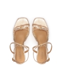 Sandali dorati con plateau SONNIE