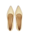 Décolleté con tacco largo color crema BLUEBELL