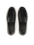 Sneakers slip-on nere con suola bianca KS ETIENNE