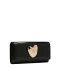 Portafoglio nero verniciato con gioielli JOLENE