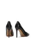 Stiletto classici neri con motivo a crocus DIAMOND