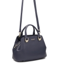 Borsa in pelle blu navy con maniglie  LIESE