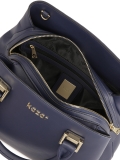 Borsa in pelle blu navy con maniglie  LIESE
