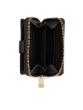 Portafoglio in pelle goffrata stile anguilla marrone ARIYAH