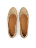 Ballerine beige con motivo in rilievo  EILEEN