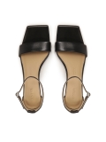 Sandali neri con tacco pieno KS JAVELIN