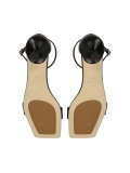 Sandali neri con tacco pieno KS JAVELIN
