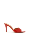 Mules con tacco in vernice rossa KIMBERLEY