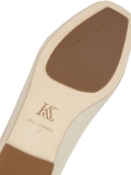 Ballerine crema con lacci KS SOLEIL