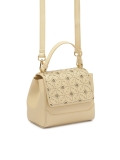 Borsetta con patta decorata con motivo traforato KRISTENA