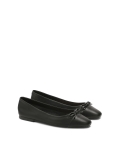 Ballerine nere in pelle versatile SISSI