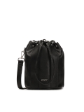 Borsa in pelle nera a mano ROCK