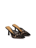 Mules con tacco in pizzo SALT