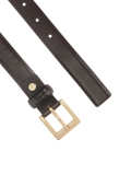 Cintura stretta marrone con fibbia dorata SERENA