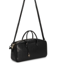 Borsa in pelle nera goffrata MIREYA
