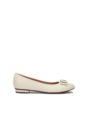 Ballerine in pelle con soletta comfort