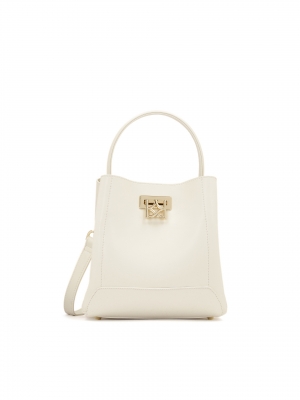 Borsa a mano e a tracolla in pelle