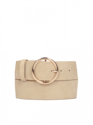 Cintura trendy da donna con fibbia rotonda