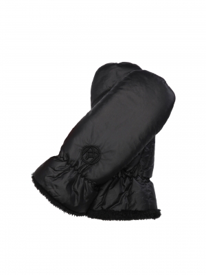 Calde muffole nere da donna