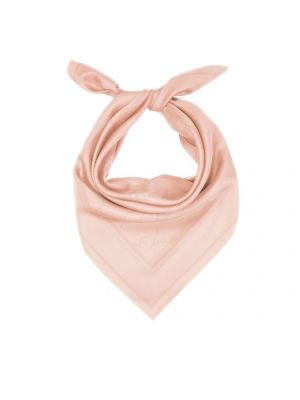 Elegante sciarpa in seta rosa cipria 