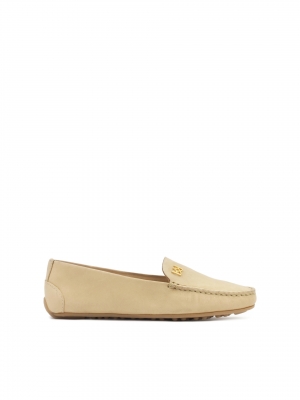 Mocassini casual in nabuk beige