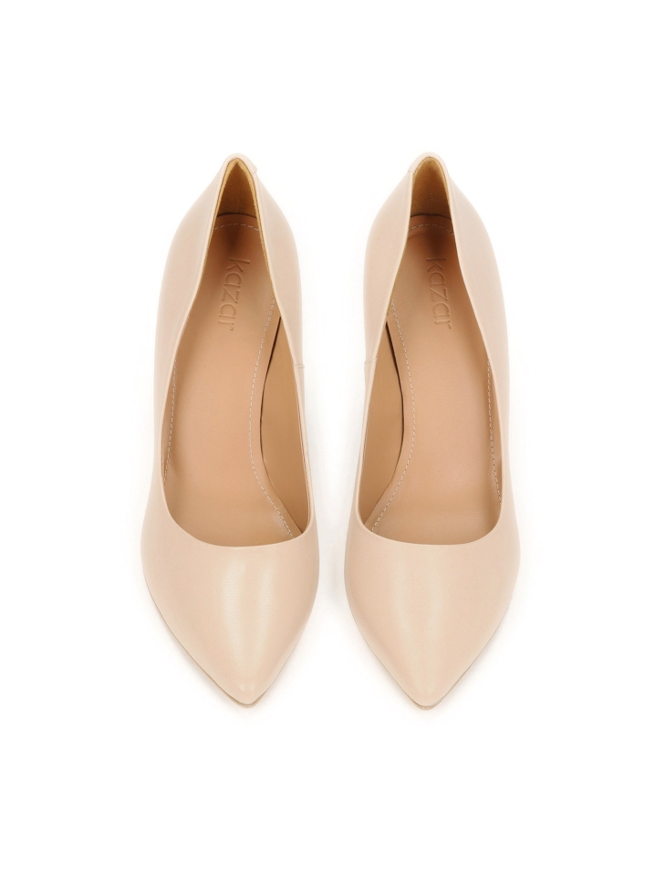 Décolleté beige da donna ANNE