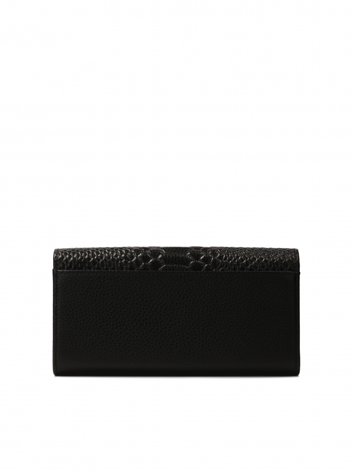 Portafoglio rettangolare grande con design in rilievo  JOLENE