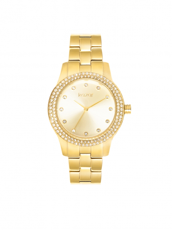 Orologio color oro con cristalli LADY GRACE