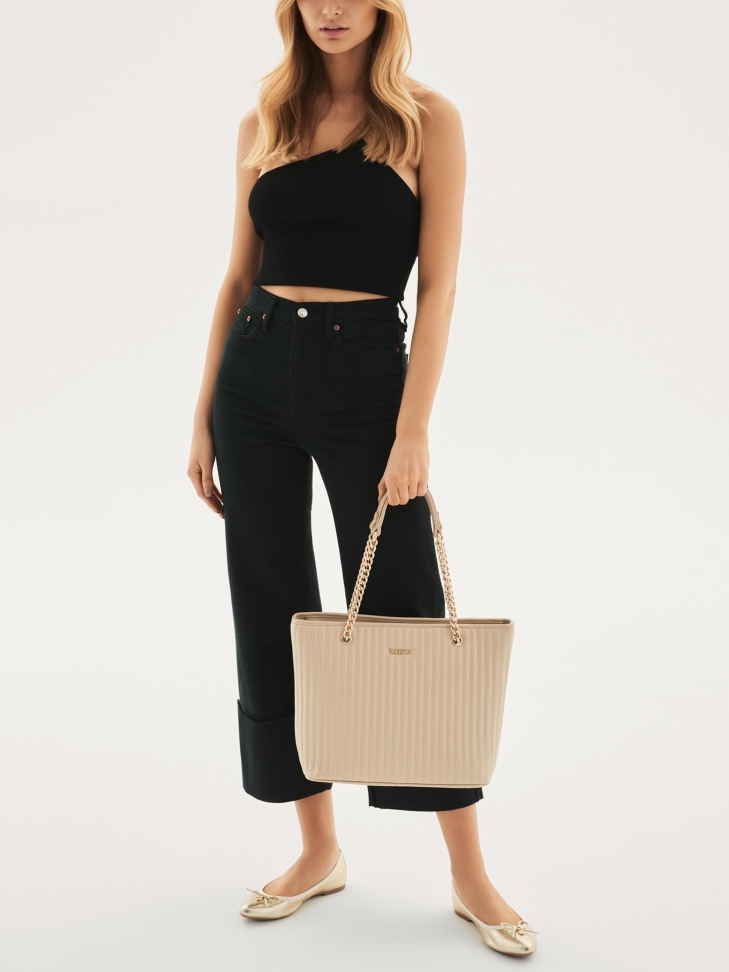 Ballerine dorate da donna DENISE